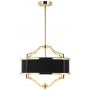 Orlicki Design Stesso OR84153 lampa podsufitowa 4x15 W czarna-złota zdj.1