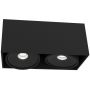 Orlicki Design Cardi II OR82067 lampa podsufitowa 2x8 W czarna zdj.1