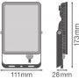 Osram Essential 4099854429736 naświetlacz 20 W 4000k biały-czarny zdj.2