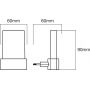 Osram Lunetta 4099854530630 lampka nocna z czujnikiem zmierzchu 1x0.28 W biała zdj.2