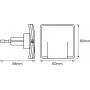 Osram Lunetta 4099854530678 lampka nocna z czujnikiem ruchu 1x0.3 W biała zdj.2