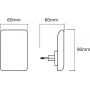 Osram Lunetta 4099854532139 lampka nocna z czujnikiem zmierzchu 1x0.28 W biała zdj.2