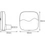 Osram Lunetta 4099854536632 lampka nocna z czujnikiem zmierzchu 1x0.5 W biała zdj.2