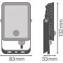 Osram Essential 4099854547799 naświetlacz 10 W 6500k biały-czarny zdj.2