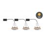 Paulmann Lanati 92239 lampa do zabudowy 3x6 W aluminium-drewno zdj.8