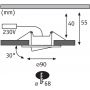 Paulmann Calla 92461 lampa do zabudowy 1x6 W czarny zdj.2