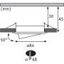 Paulmann Nova 93080 lampa do zabudowy 3x6 W czarny zdj.2