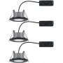 Paulmann Calla 93096 lampa do zabudowy 3x5 W czarny zdj.5