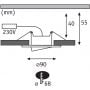 Paulmann Calla 99937 lampa do zabudowy 1x5 W chrom zdj.2