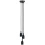 Paulmann Neordic PL50382 lampa wisząca 3x20 W czarna zdj.1