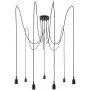 Paulmann Neordic PL50390 lampa wisząca x60 W czarna zdj.1