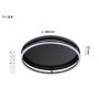 Paulmann Spaceglow PL71056 plafon 1x38 W czarny zdj.2
