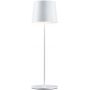 Paulmann Gilo PL76997 lampa stołowa 1x2.8 W biała zdj.1
