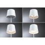 Paulmann Gilo PL76997 lampa stołowa 1x2.8 W biała zdj.3
