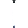 Paulmann Neordic PL78430 lampa wisząca 1x60 W ciemnoniebieska zdj.1