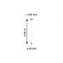 Paulmann Neordic PL78431 lampa wisząca 1x60 W zielona zdj.2