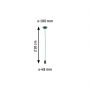 Paulmann Neordic PL78433 lampa wisząca 1x60 W zielona zdj.2