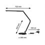 Paulmann Flexbar PL78912 lampa biurkowa 1x9.5 W czarna zdj.2