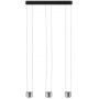 Paulmann Aldan PL79720 lampa wisząca 3x9 W czarna zdj.1