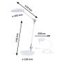 Paulmann Numis PL79884 lampa biurkowa 1x11 W biała zdj.2