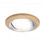 Paulmann Lanati PL92240 lampa do zabudowy 1x6 W drewno zdj.1