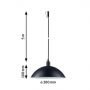 Paulmann Plug & Shine PL93103 lampa wisząca 1x2 W antracyt zdj.2