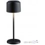 Paulmann Else PL94878 lampa stołowa 1x3.7 W czarna zdj.1