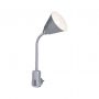 Paulmann Janus PL95429 lampa biurkowa 1x20 W szara zdj.2