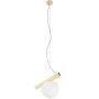 Moosee Balance MSE1501100553 lampa wisząca 1x W biała-złota zdj.1