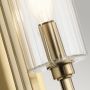 Quintiesse Kimrose QNKIMROSE1BNB kinkiet 1x40 W mosiądz zdj.3