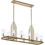 Quintiesse Kimrose QNKIMROSE10BNB lampa wisząca x40 W mosiądz zdj.1