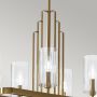 Quintiesse Kimrose QNKIMROSE10BNB lampa wisząca x40 W mosiądz zdj.3