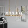 Quintiesse Kimrose QNKIMROSE10BNB lampa wisząca x40 W mosiądz zdj.8