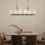 Quintiesse Kimrose QNKIMROSE10BNB lampa wisząca x40 W mosiądz zdj.9