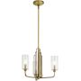 Quintiesse Kimrose QNKIMROSE3BNB lampa wisząca 3x40 W mosiądz zdj.1