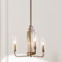 Quintiesse Kimrose QNKIMROSE3BNB lampa wisząca 3x40 W mosiądz zdj.2