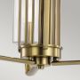 Quintiesse Kimrose QNKIMROSE3BNB lampa wisząca 3x40 W mosiądz zdj.5