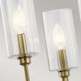 Quintiesse Kimrose QNKIMROSE6BNB lampa wisząca 6x40 W mosiądz zdj.2