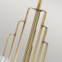 Quintiesse Kimrose QNKIMROSE6BNB lampa wisząca 6x40 W mosiądz zdj.3