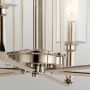 Quintiesse Kimrose QNKIMROSE6PN lampa wisząca 6x40 W nikiel zdj.5