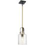 Quintiesse Kitner QNKITNERPNBR lampa wisząca 1x60 W mosiądz zdj.1