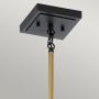 Quintiesse Kitner QNKITNERPNBR lampa wisząca 1x60 W mosiądz zdj.4