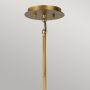 Quintiesse Linara QNLINARA6PBK lampa wisząca 6x60 W czarna-mosiądz zdj.3