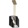Quintiesse Linara QNLINARAISLEBK lampa wisząca 5x60 W czarna-mosiądz zdj.2