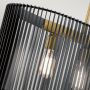 Quintiesse Linara QNLINARAISLEBK lampa wisząca 5x60 W czarna-mosiądz zdj.3