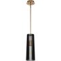 Quintiesse Linara QNLINARAPBK lampa wisząca 1x60 W czarna-mosiądz zdj.2