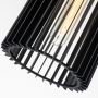 Quintiesse Linara QNLINARAPBK lampa wisząca 1x60 W czarna-mosiądz zdj.3