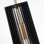 Quintiesse Linara QNLINARAPBK lampa wisząca 1x60 W czarna-mosiądz zdj.4