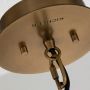 Quintiesse Linara QNLINARAPBK lampa wisząca 1x60 W czarna-mosiądz zdj.5