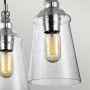 Quintiesse Loras QNLORAS5 lampa wisząca 5x60 W chrom zdj.4